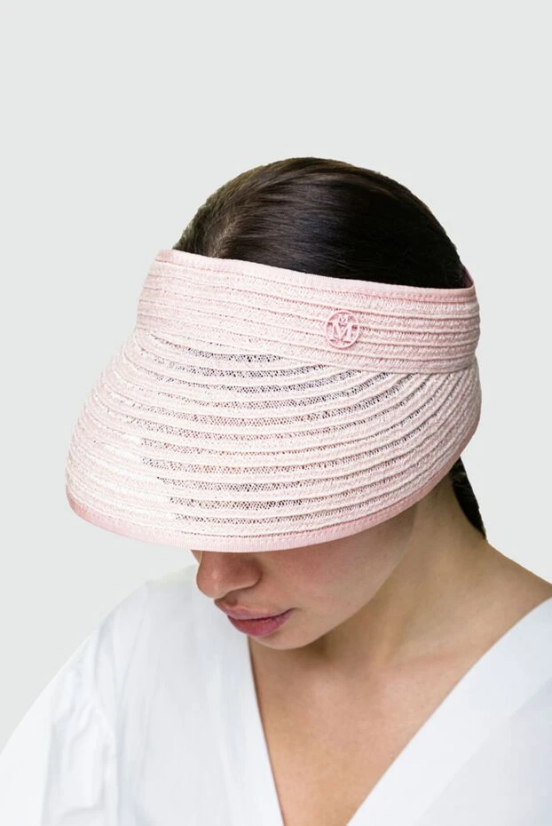 Maison Michel woman pink textile cap for women 158921 - photo 2