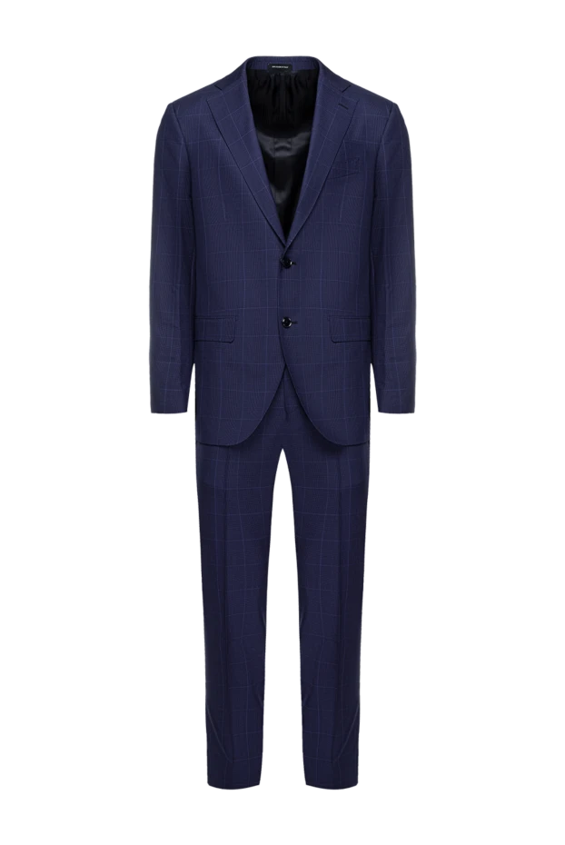 Sartoria Latorre men's suit made of wool blue 158925 - photo 1