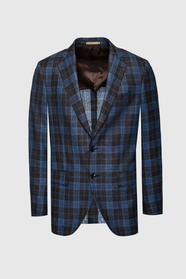 Sartoria Latorre man blue silk and wool jacket for men buy with prices and photos 158930 - photo 1