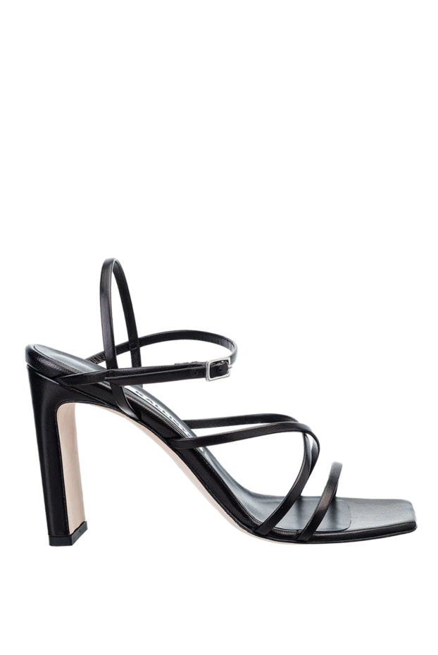 Kalliste women's black leather sandals with thin straps 158940 - photo 1