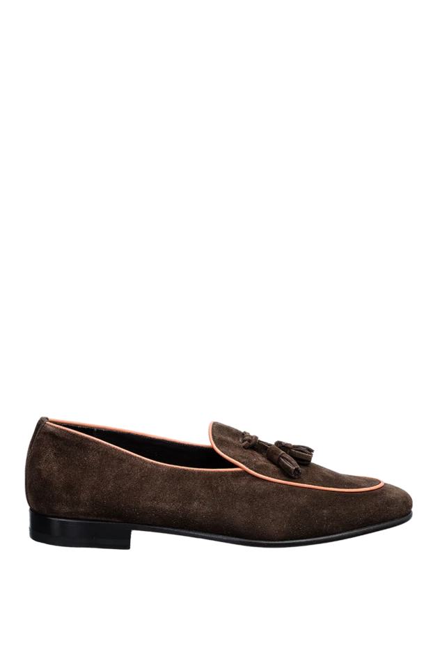 Pellettieri di Parma man brown suede loafers for men buy with prices and photos 158950 - photo 1