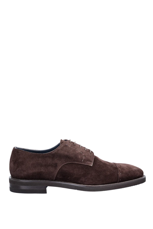 Pellettieri di Parma man brown suede men's shoes 158963 - photo 1