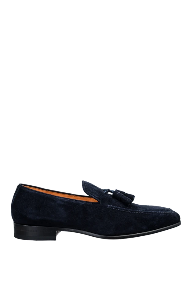 Pellettieri di Parma man blue suede loafers for men buy with prices and photos 158970 - photo 1