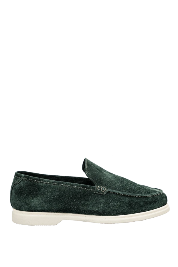 Pellettieri di Parma man green suede loafers for men buy with prices and photos 158977 - photo 1