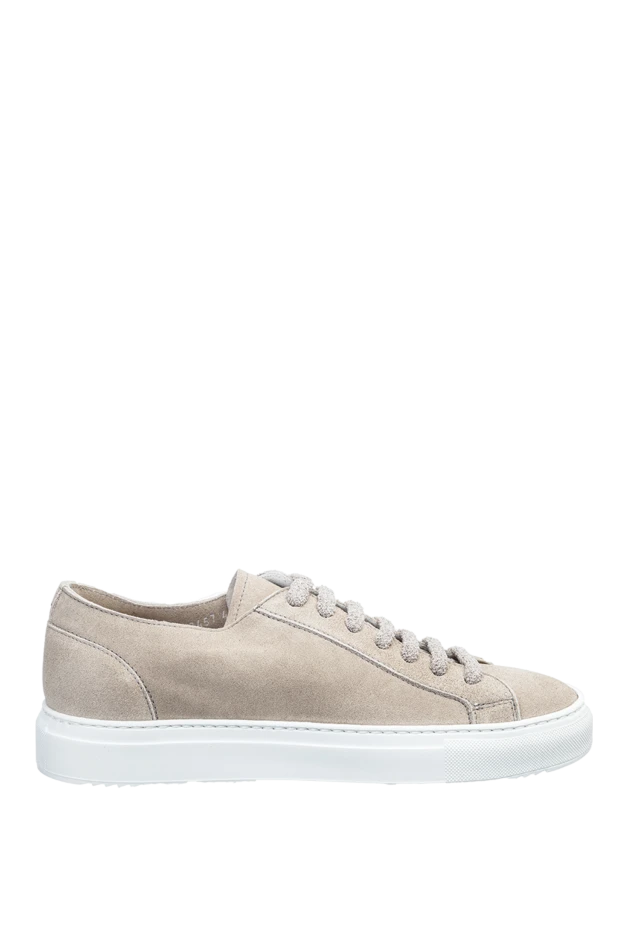 Doucal`s man beige suede sneakers for men buy with prices and photos 159011 - photo 1