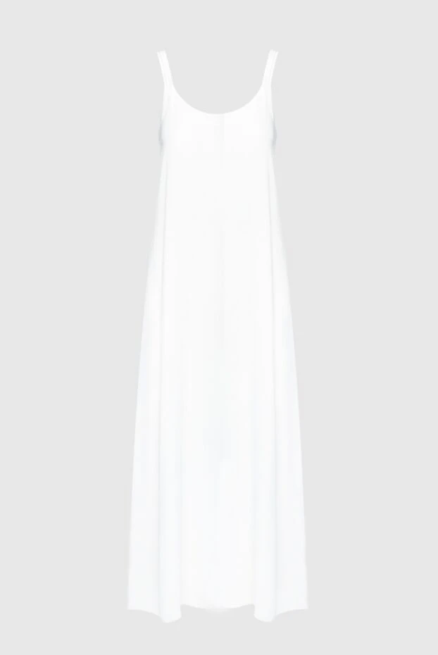 Panicale white acetate and silk dress for women 159054 - photo 1