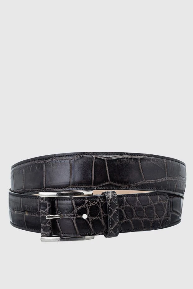 Tardini man gray crocodile leather belt for men buy with prices and photos 159101 - photo 1