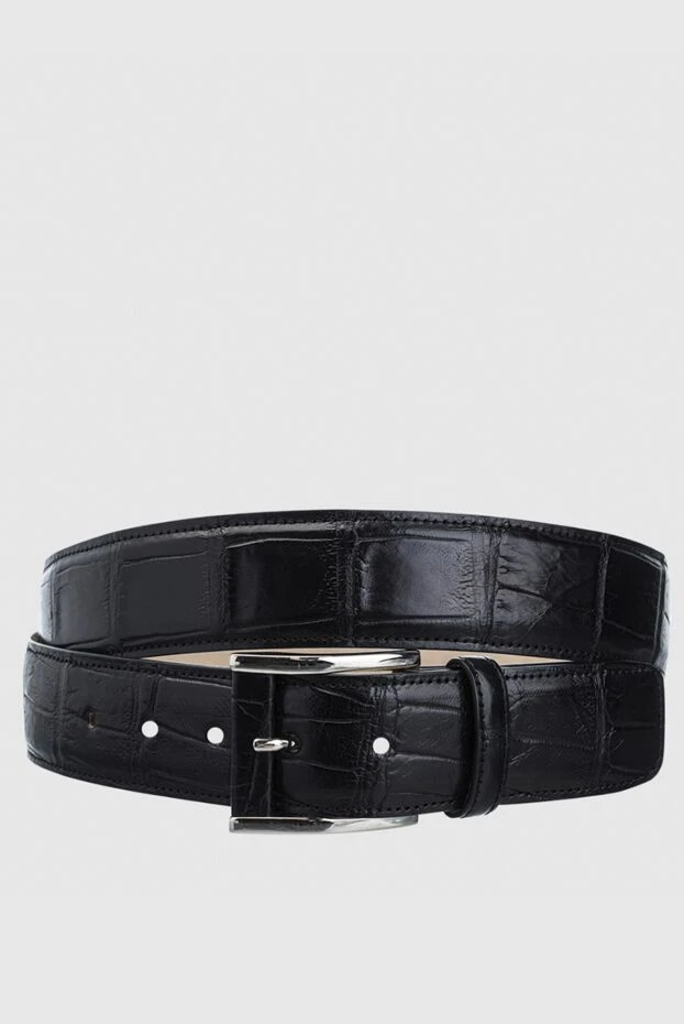 Tardini man black crocodile leather belt for men buy with prices and photos 159106 - photo 1