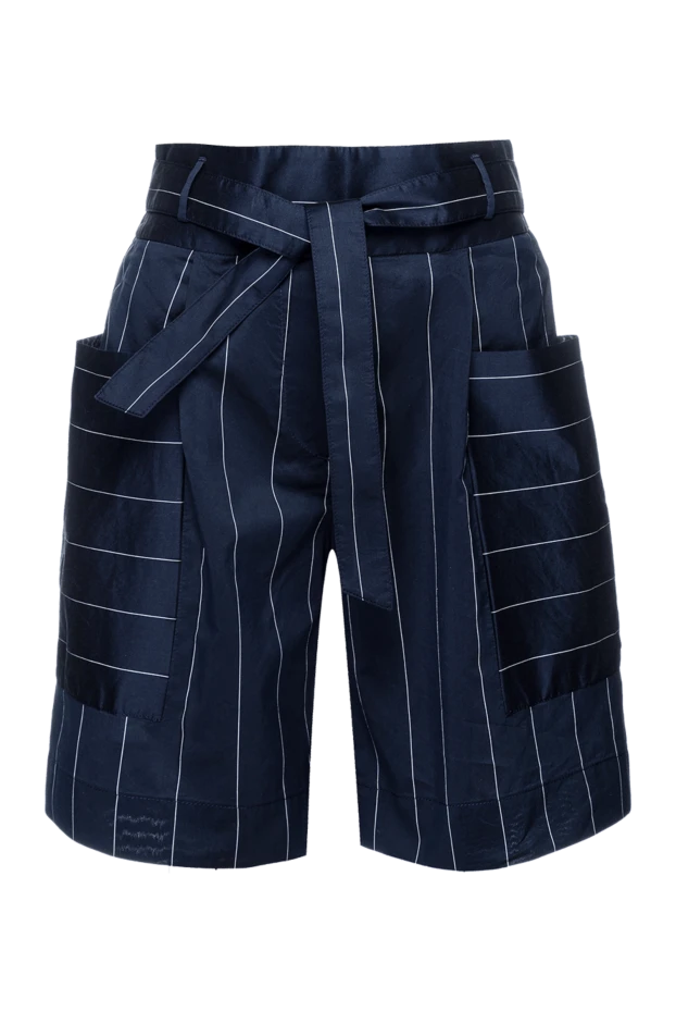 Tonet женские шорты из хлопка и шелка синие женские купить с ценами и фото 159118 - фото 1