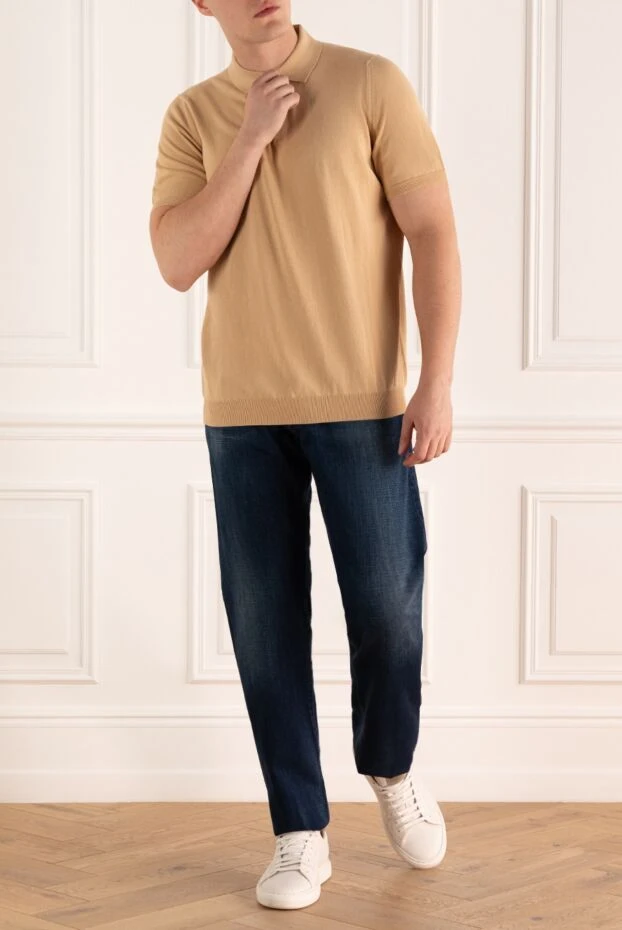 Dalmine man cotton polo beige for men buy with prices and photos 159141 - photo 2