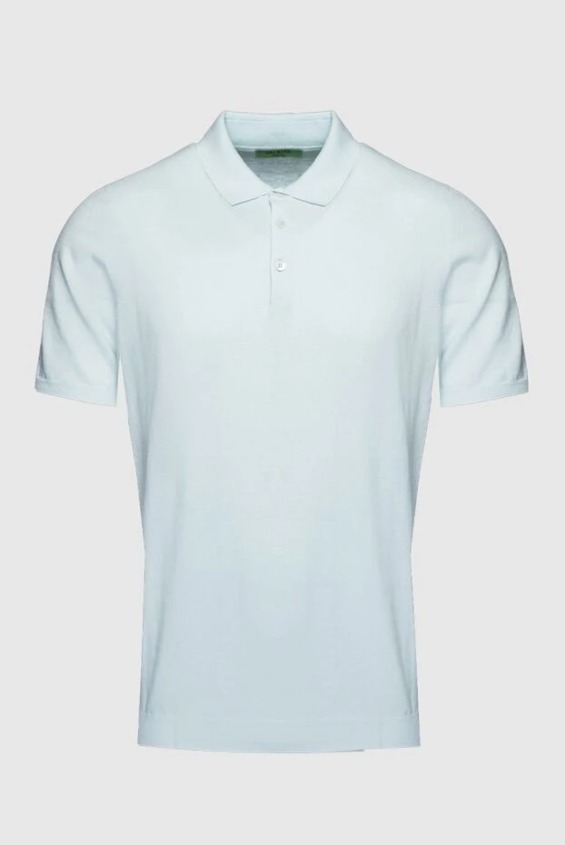 Dalmine white short sleeve breathable cotton polo shirt 195792 - photo 1