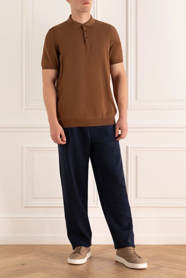Dalmine man cotton polo brown for men buy with prices and photos 159152 - photo 2