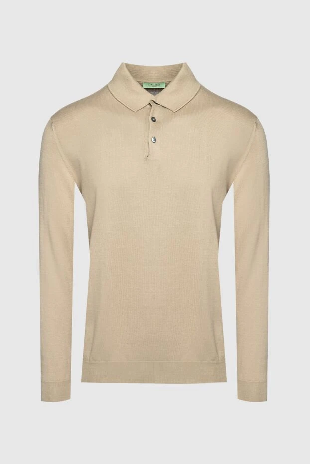 Dalmine man beige men's long sleeve cotton polo buy with prices and photos 159153 - photo 1