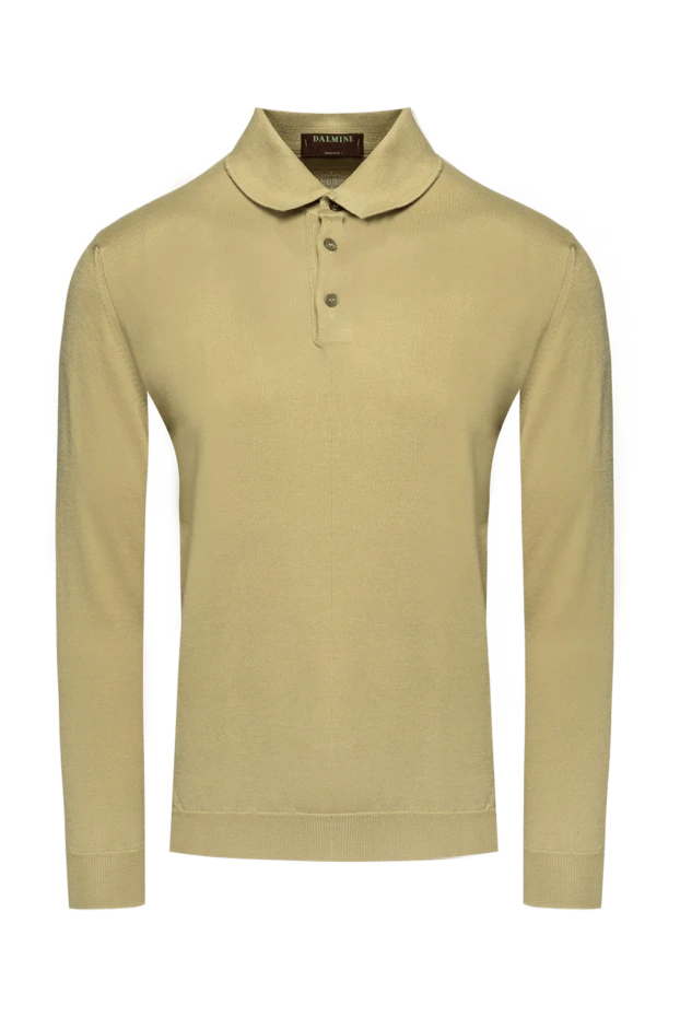 Dalmine man cotton long sleeve polo beige for men buy with prices and photos 159154 - photo 1