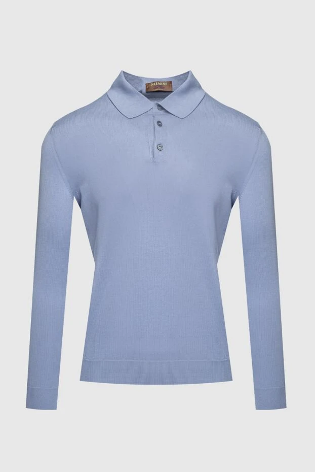 Dalmine man blue long sleeve cotton polo for men buy with prices and photos 159157 - photo 1
