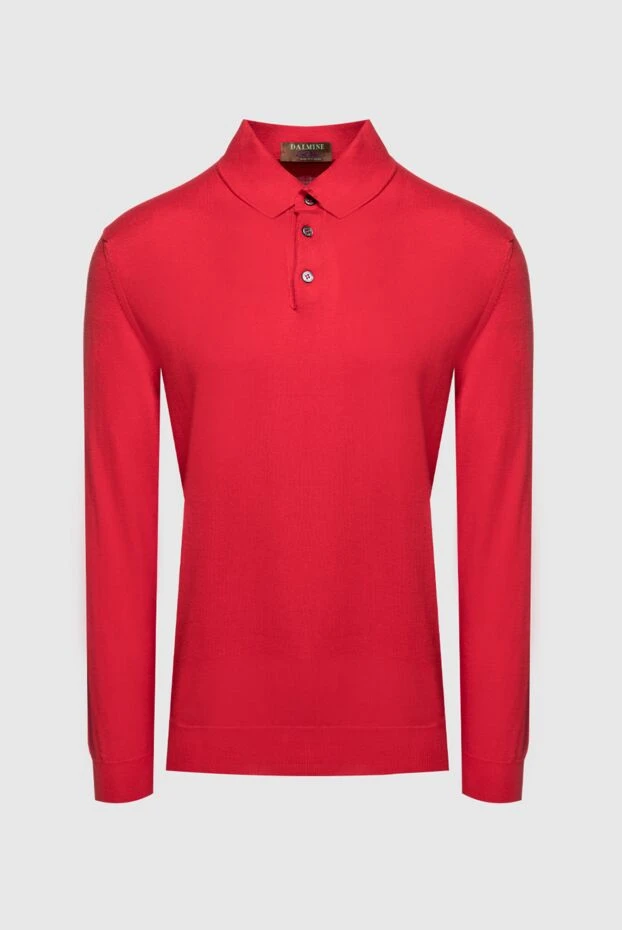 Dalmine man red long sleeve cotton polo for men buy with prices and photos 159161 - photo 1