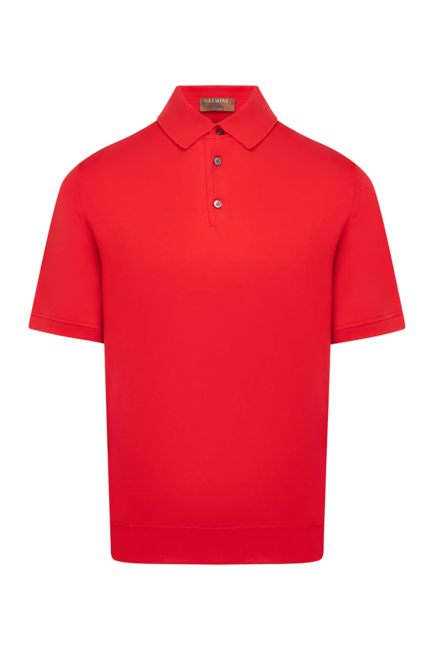 Dalmine man red long sleeve cotton polo for men 159161 - photo 1