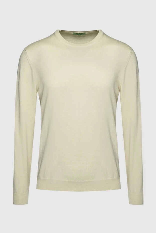 Dalmine milky beige cotton jumper for men 196547 - photo 1