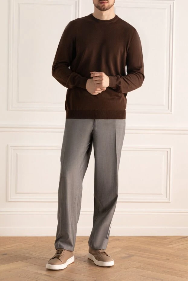 Dalmine man cotton jumper brown for men buy with prices and photos 159172 - photo 2