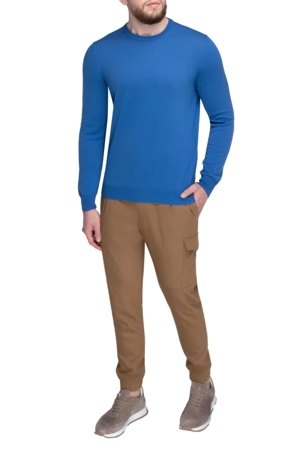 Dalmine man cotton jumper blue for men buy with prices and photos 159176 - photo 2