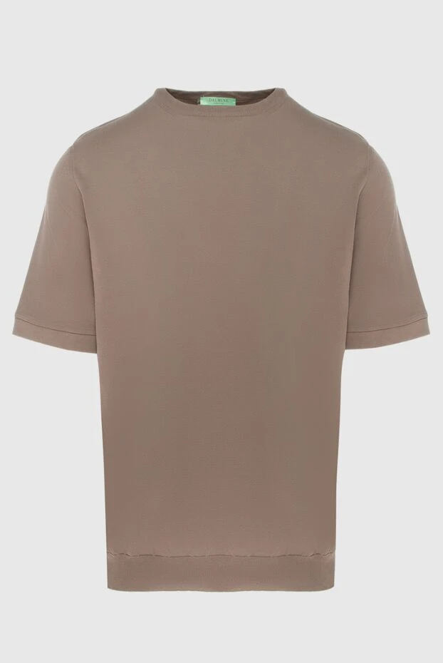Dalmine man cotton short sleeve jumper brown for men buy with prices and photos 159188 - photo 1