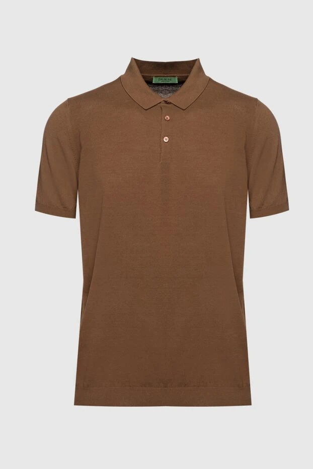 Dalmine man cotton polo brown for men 159203 - photo 1