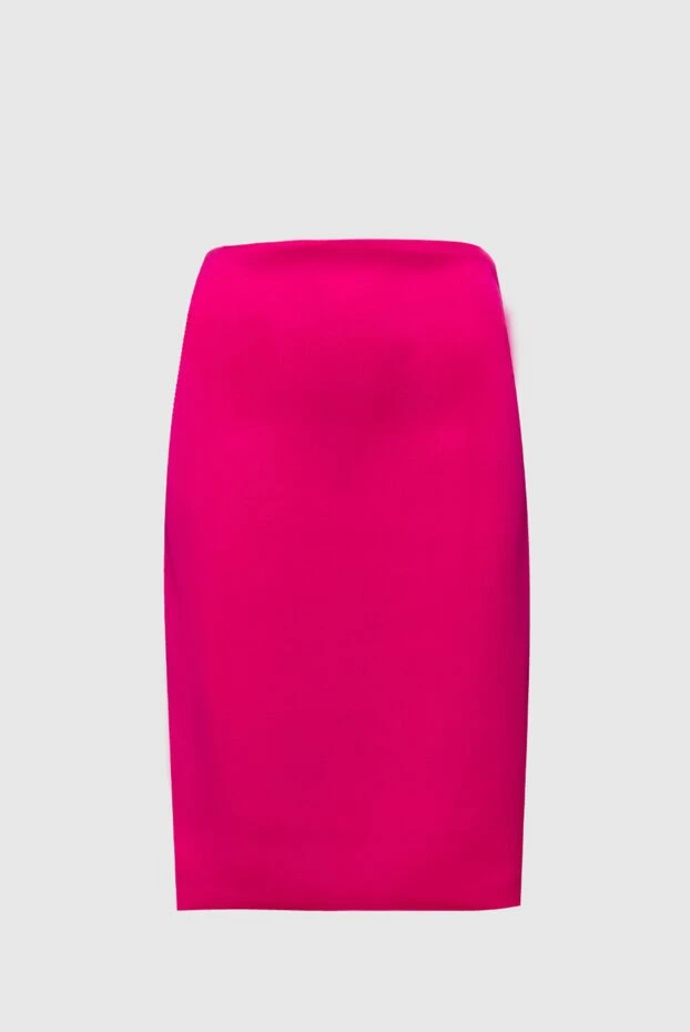 Pink polyester dress for women