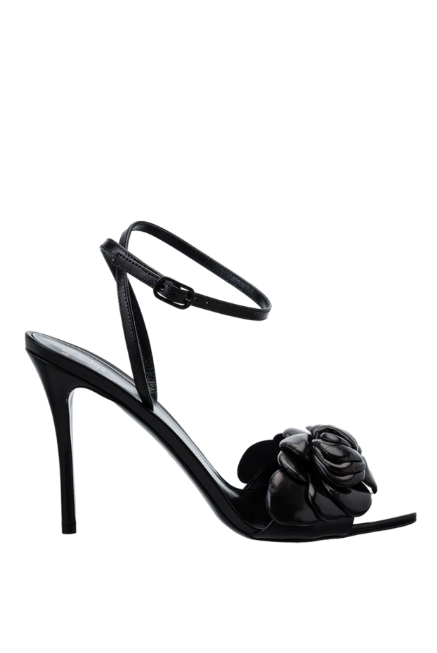 Valentino woman black leather sandals for women buy with prices and photos 159267 - photo 1