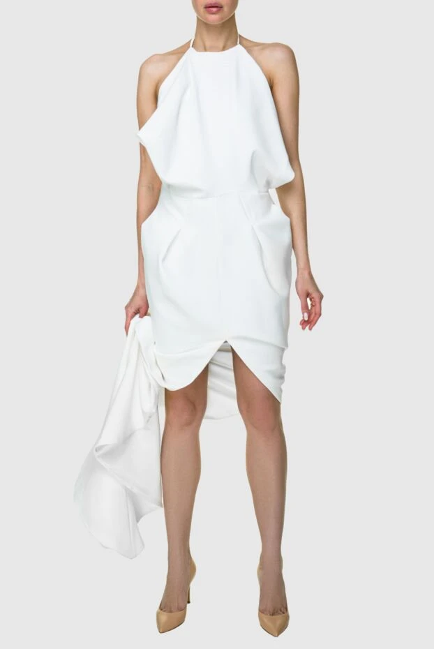 Maticevski женские платье из полиэстера белое женское купить с ценами и фото 159283 - фото 2