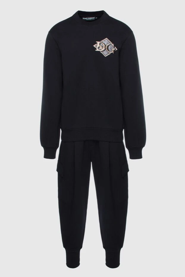 Dolce & Gabbana мужские костюм спортивный мужской из хлопка черный купить с ценами и фото 159300 - фото 1