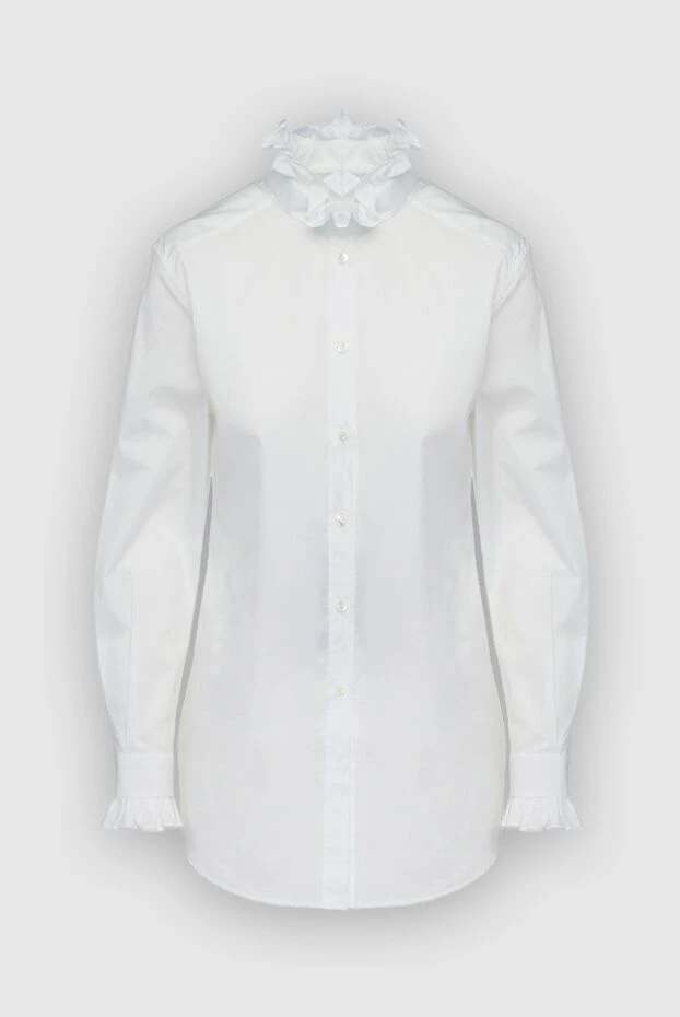 Dolce & Gabbana женские блуза из хлопка белая женская купить с ценами и фото 159309 - фото 1