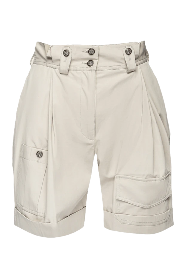 Dolce & Gabbana yellow cotton shorts for women 159316 - photo 1