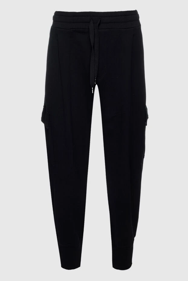 Dolce & Gabbana man men's cotton sports trousers, black 159321 - photo 1