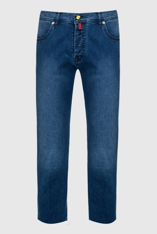 Kiton мужские джинсы из хлопка синие мужские купить с ценами и фото 159330 - фото 1