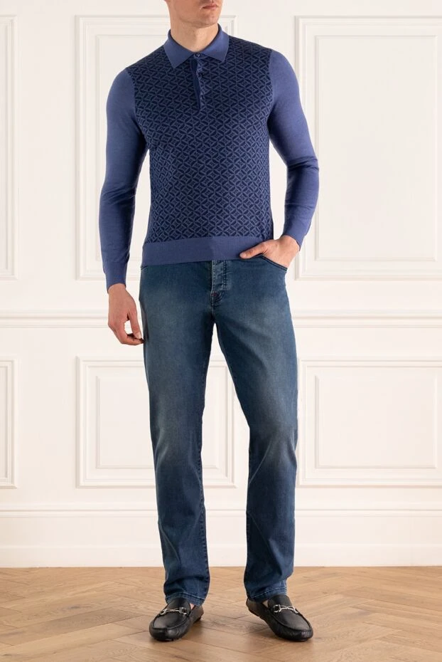 Kiton man blue cotton jeans for men buy with prices and photos 159330 - photo 2