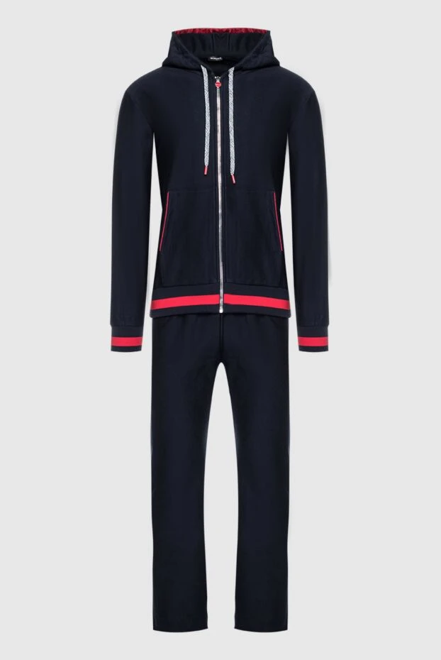 Kiton man men's cotton sports suit, blue buy with prices and photos 159339 - photo 1