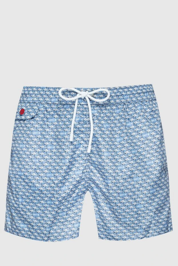 Kiton man blue polyester beach shorts for men buy with prices and photos 159340 - photo 1