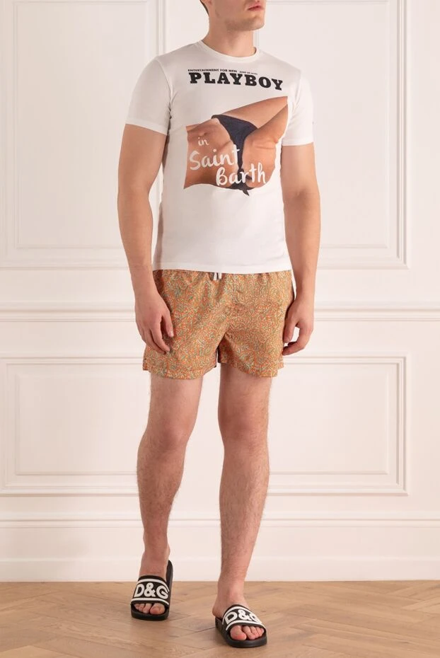 Kiton man men's orange polyester beach shorts buy with prices and photos 159343 - photo 2