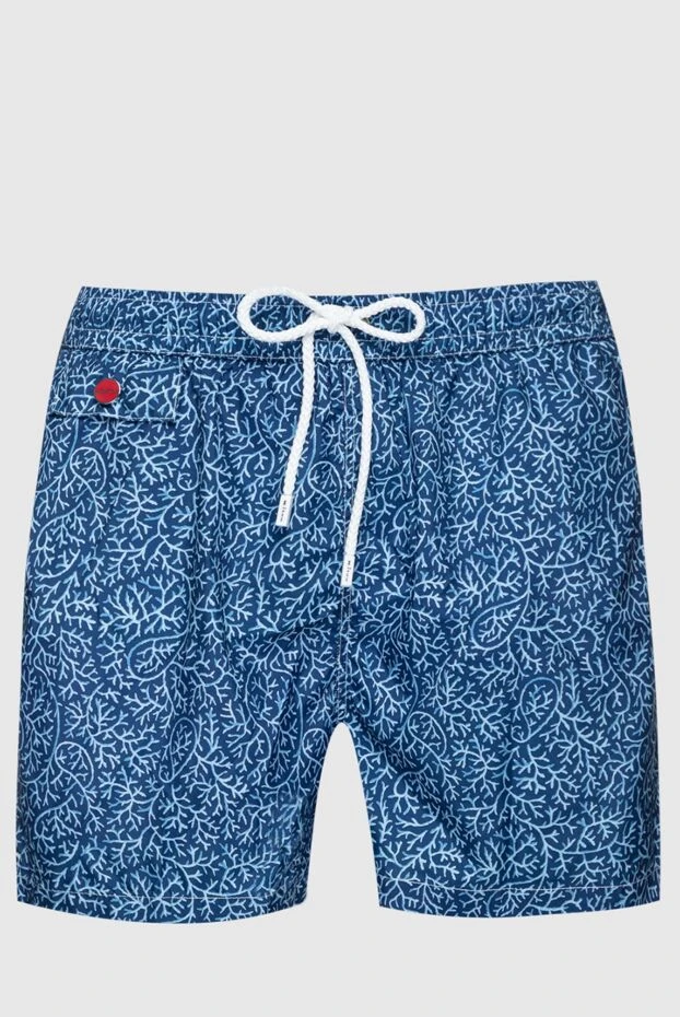 Kiton man blue polyester beach shorts for men buy with prices and photos 159345 - photo 1