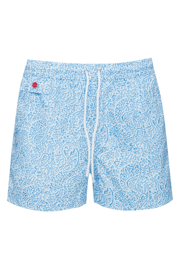 Kiton blue polyester beach shorts for men 159346 - photo 1