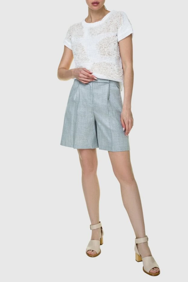 Rocco Ragni woman gray shorts for women buy with prices and photos 159355 - photo 2