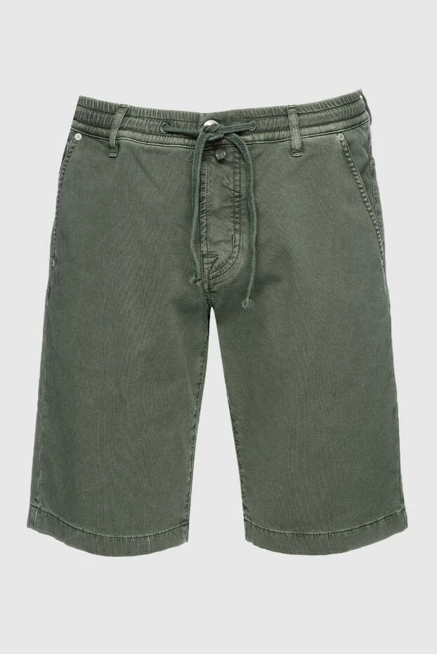 Jacob Cohen мужские шорты из хлопка зеленые мужские купить с ценами и фото 159361 - фото 1