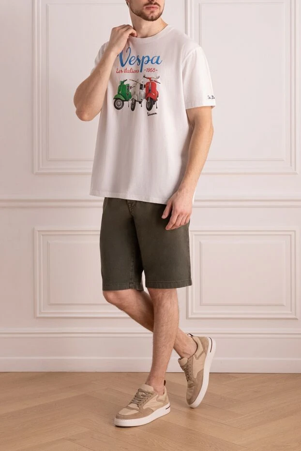 Jacob Cohen мужские шорты из хлопка зеленые мужские купить с ценами и фото 159361 - фото 2