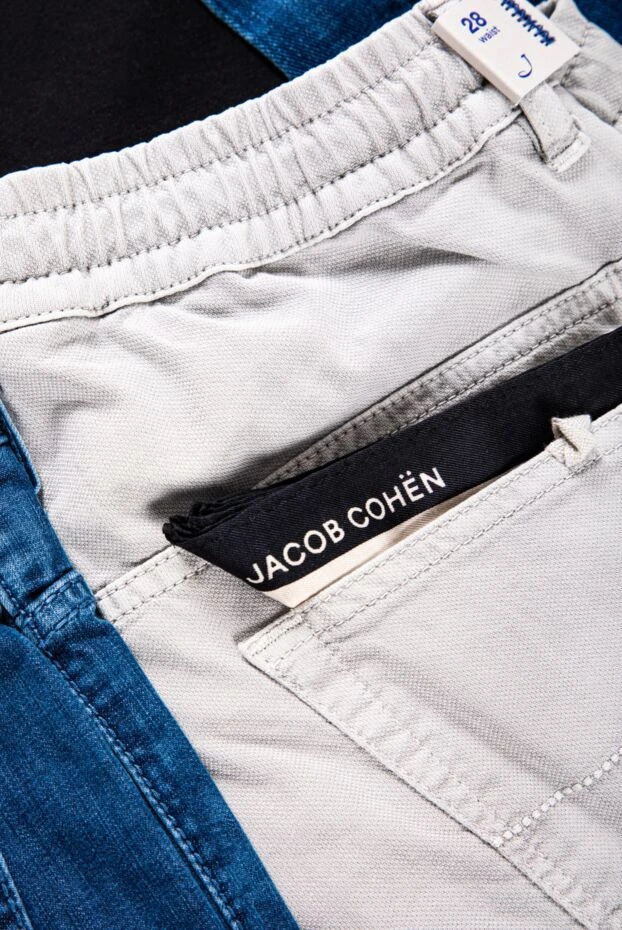 Jacob Cohen мужские шорты из хлопкового денима с эффектом легкой потертости 159364 - фото 2