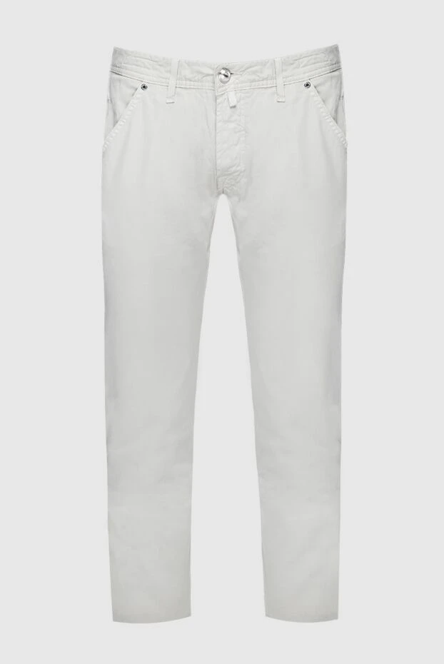 Jacob Cohen мужские джинсы из хлопка белые мужские купить с ценами и фото 159366 - фото 1