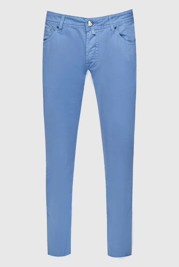 Jacob Cohen man blue cotton jeans for men buy with prices and photos 159367 - photo 1