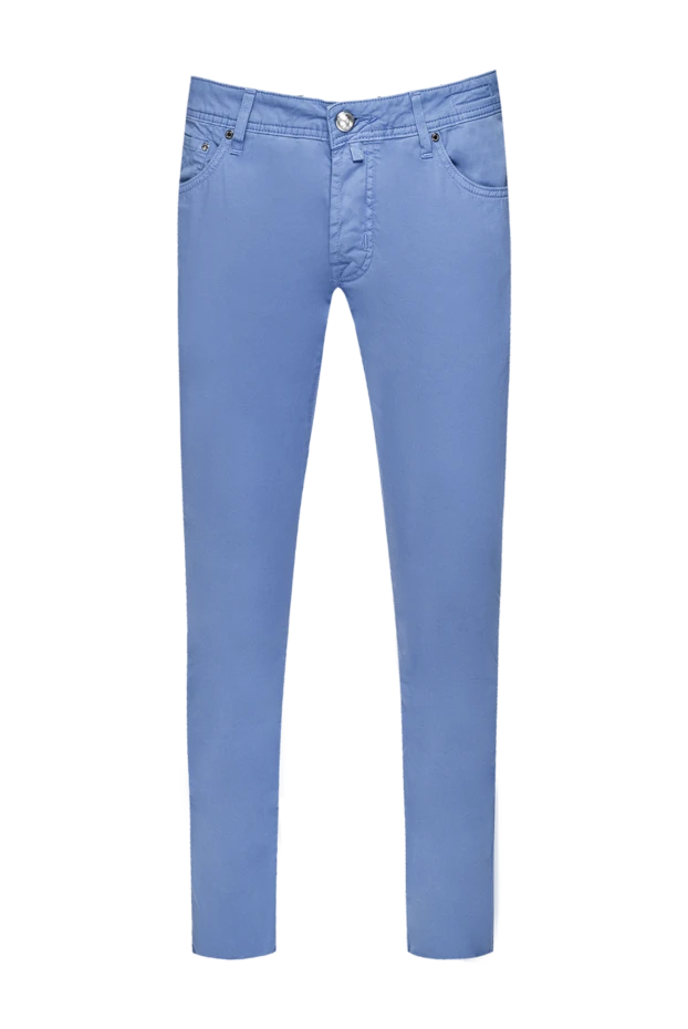 Jacob Cohen man blue cotton jeans for men buy with prices and photos 159367 - photo 1