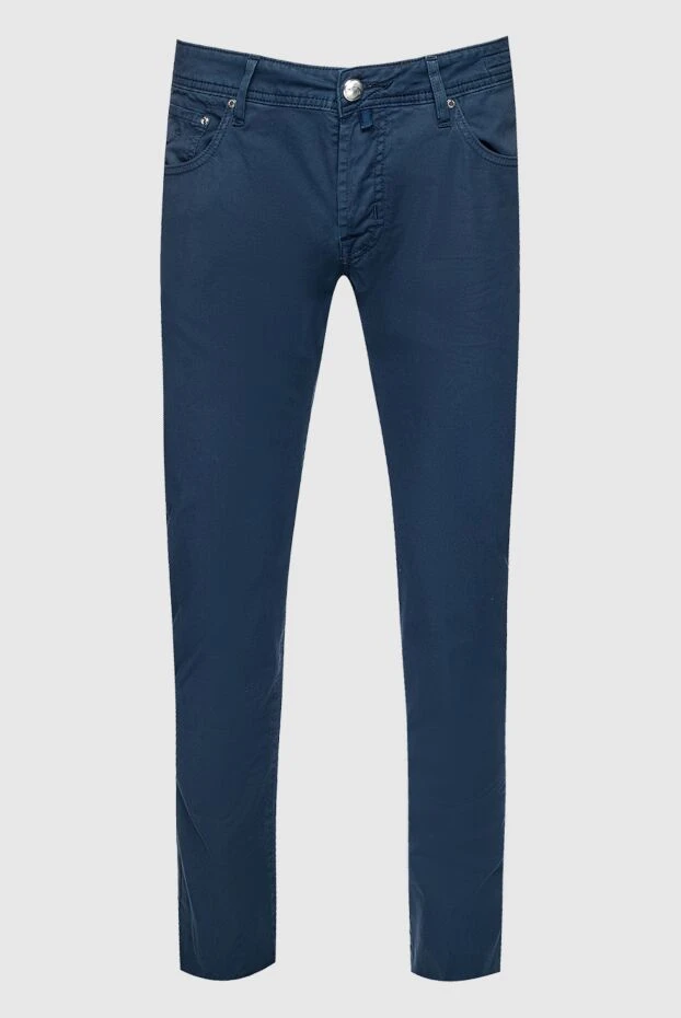 Jacob Cohen man blue cotton jeans for men buy with prices and photos 159368 - photo 1