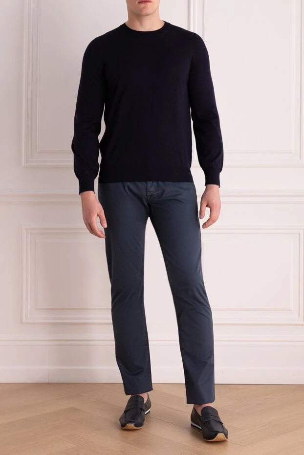 Jacob Cohen man blue cotton jeans for men buy with prices and photos 159368 - photo 2