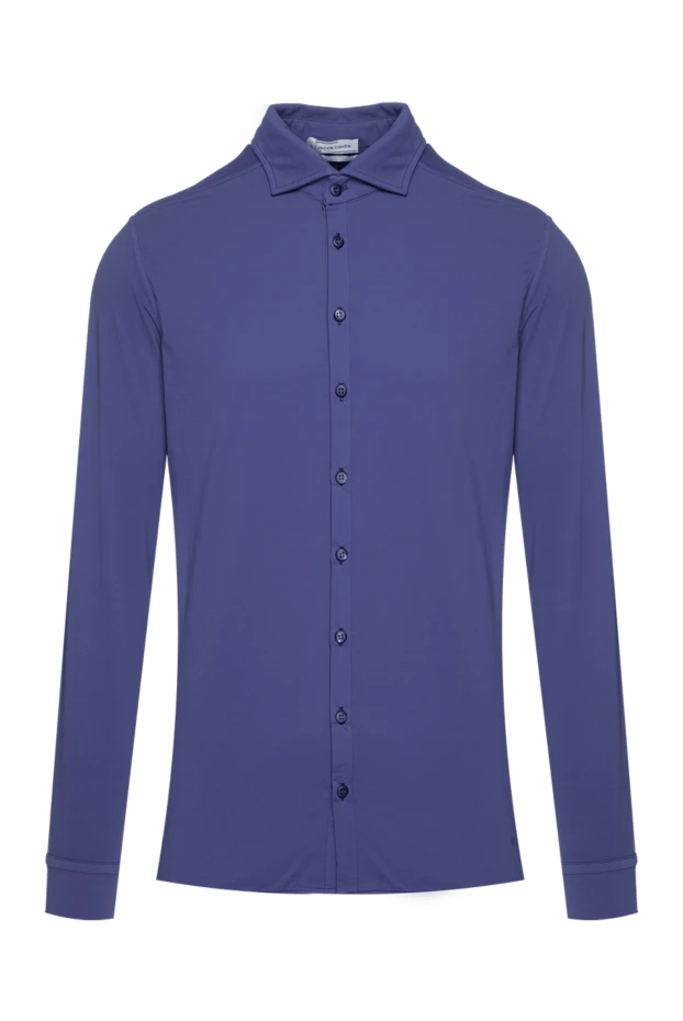 Jacob Cohen man men's blue polyamide and elastane shirt 159369 - photo 1